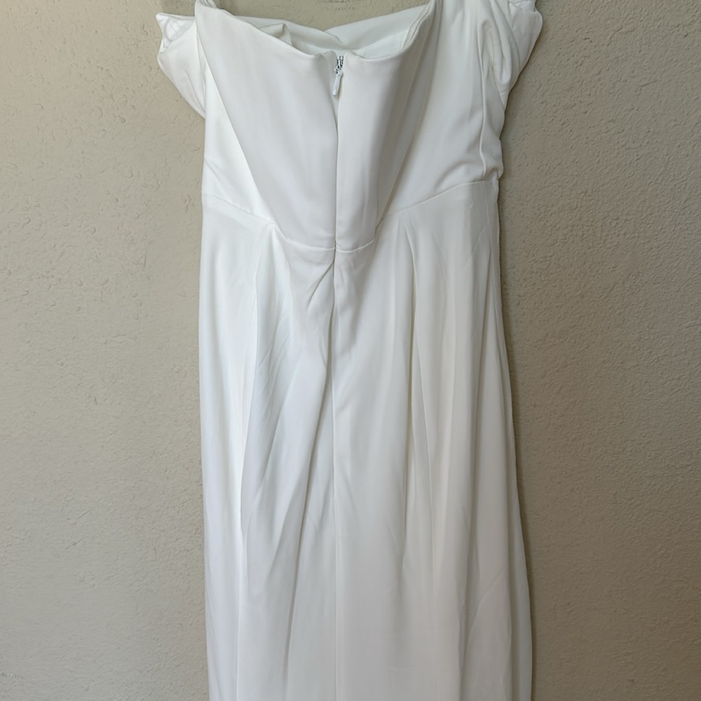 House of CB 'Esmee' Ivory Draped Strapless Bridal Gown Wedding Dress NWOT SIZE S - Picture 11 of 15